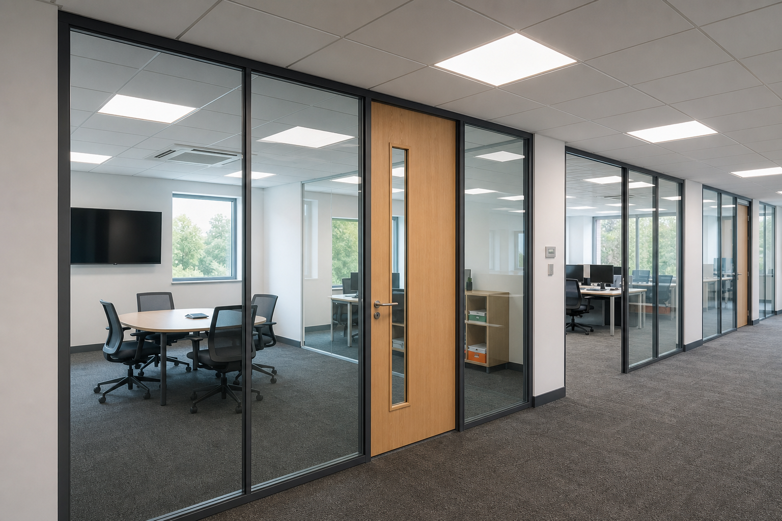 Metal Stud Partitioning after - North Hykeham