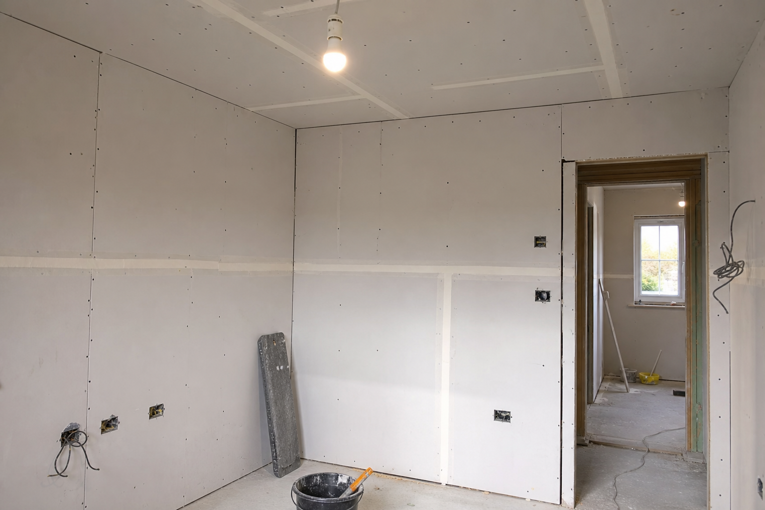 Plastering before - Gainsborough